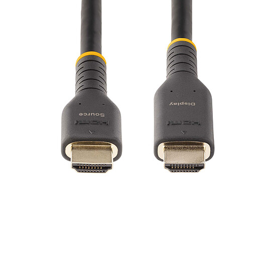 Câble HDMI StarTech.com Câble Durable HDMI 2.0 Certifié avec Ethernet - Noir - 10 m  - Autre vue