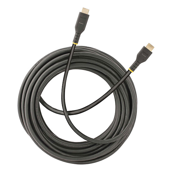 Câble HDMI StarTech.com Câble Durable HDMI 2.0 Certifié avec Ethernet - Noir - 10 m  - Autre vue