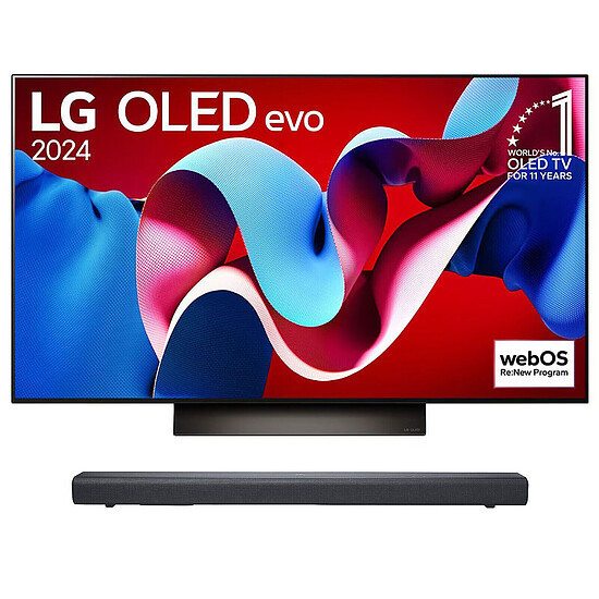 TV LG OLED55C4 + JBL Bar SB510