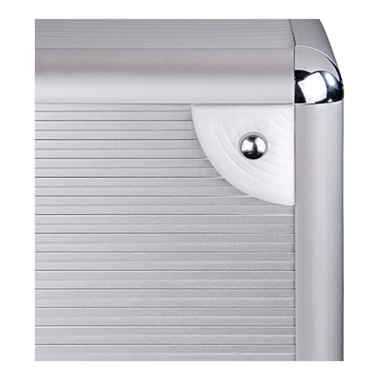 Rangement Hama Mallette LP 50, couleur alu/argent - Autre vue