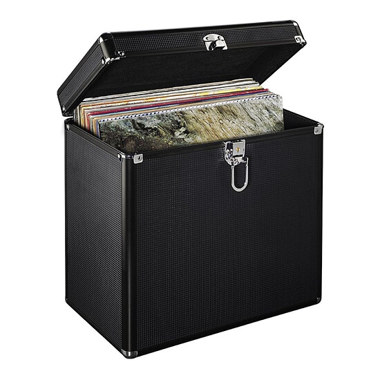 Rangement Hama Mallette LP 50, couleur alu/noir - Autre vue