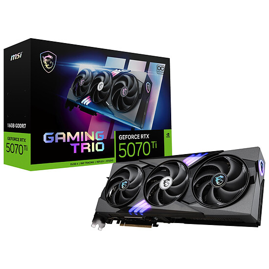 Carte graphique MSI GeForce RTX 5070 Ti 16G GAMING TRIO OC - Autre vue