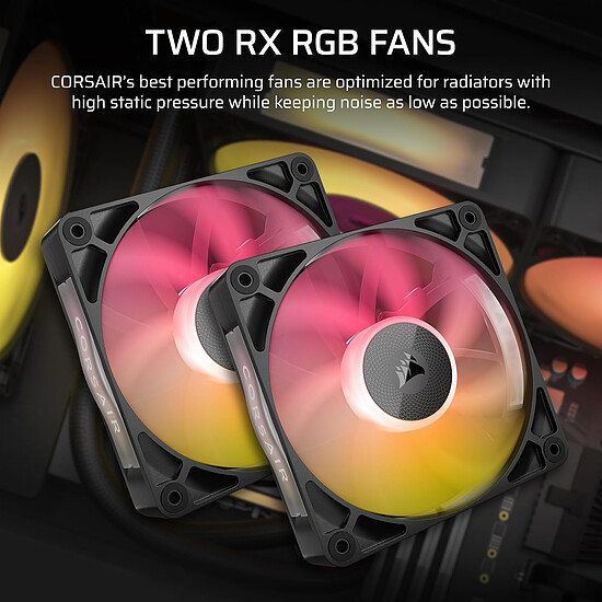 Watercooling AIO Corsair iCUE Link Titan 240 RX RGB - Noir - Autre vue