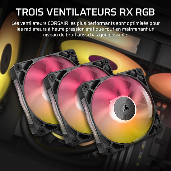 Watercooling AIO Corsair iCUE Link Titan 360 RX RGB - Noir - Autre vue