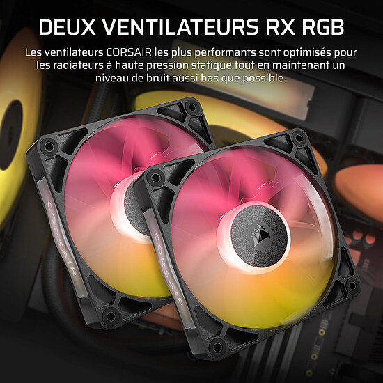 Watercooling AIO Corsair iCUE Link Titan 240 RX LCD - Noir - Autre vue