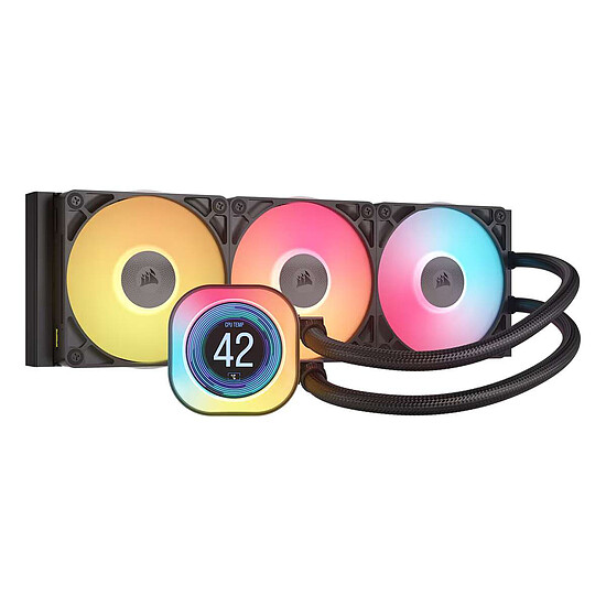 Watercooling AIO Corsair iCUE Link Titan 360 RX LCD - Noir - Autre vue
