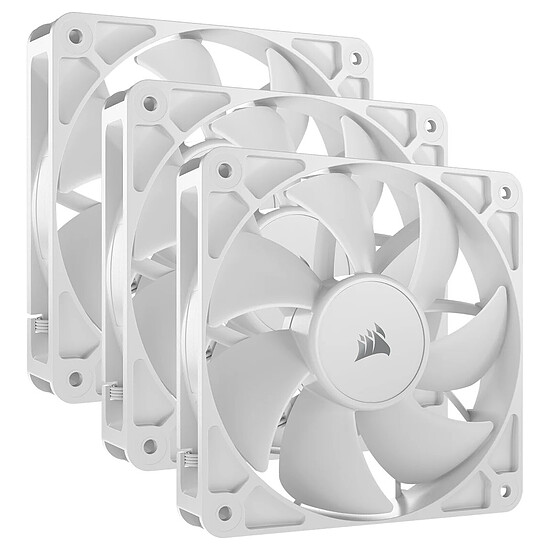 Ventilateur Boîtier Corsair RS120 Triple Pack - Blanc - Autre vue