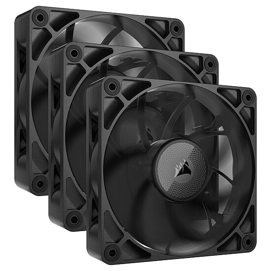 Ventilateur Boîtier Corsair iCUE LINK RX120 MAX Triple Pack - Noir + iCUE LINK System Hub - Autre vue