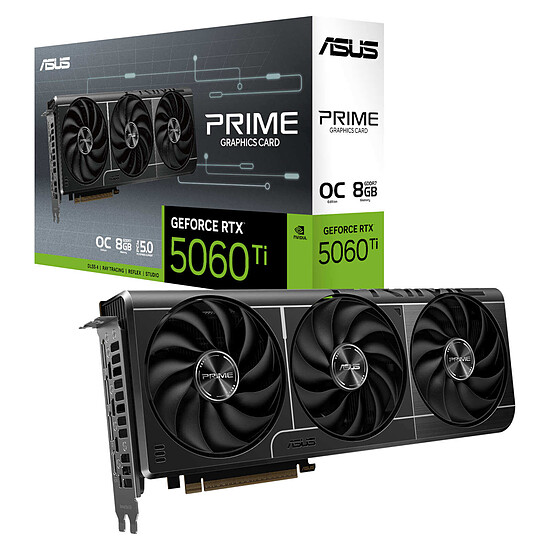 Carte graphique Asus PRIME GeForce RTX 5060 Ti 8GB GDDR7 OC Edition - Autre vue
