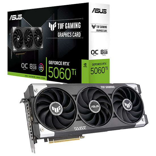 Carte graphique Asus TUF GeForce RTX 5060 Ti 8GB GDDR7 OC Edition