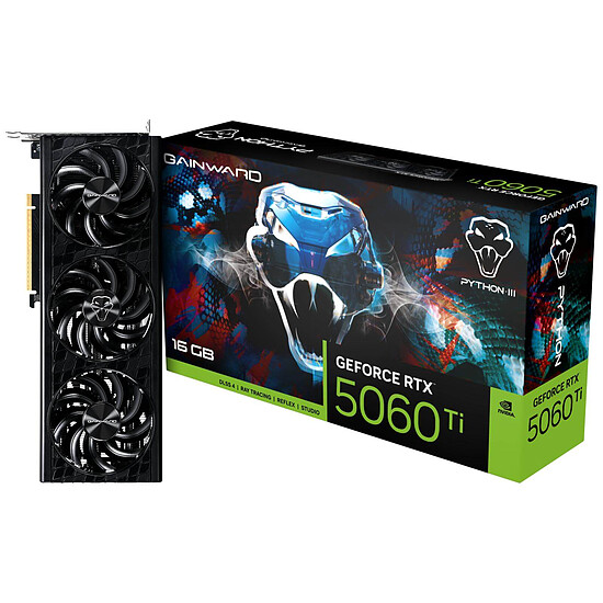 Carte graphique Gainward GeForce RTX 5060 Ti Python III 16G - Autre vue