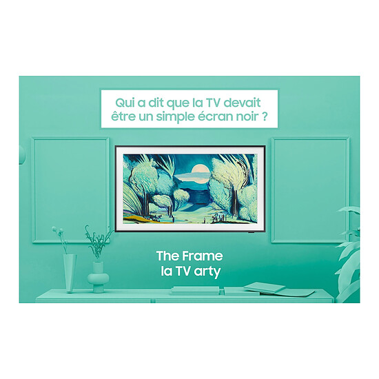 TV Samsung The Frame TQ50LS03FA - TV QLED 4K UHD HDR - 125 cm - Autre vue