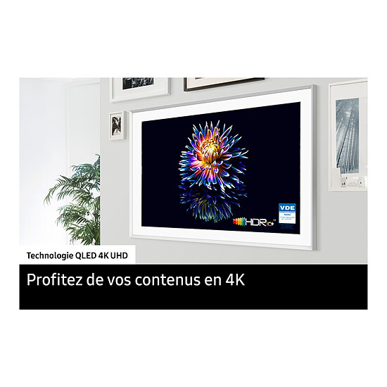 TV Samsung The Frame TQ55LS03FA - TV QLED 4K UHD HDR - 138 cm - Autre vue
