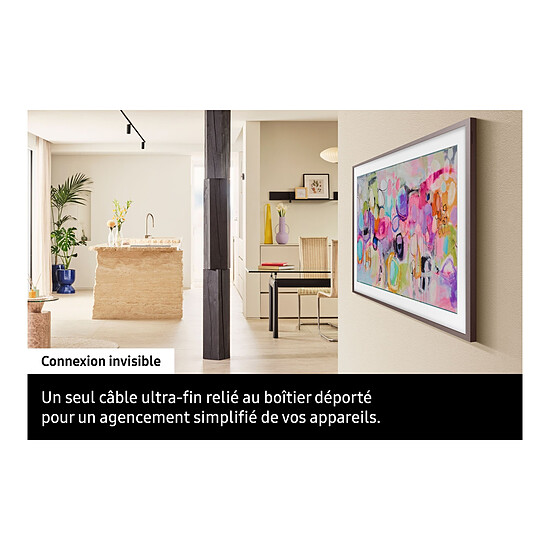 TV Samsung The Frame TQ55LS03FA - TV QLED 4K UHD HDR - 138 cm - Autre vue
