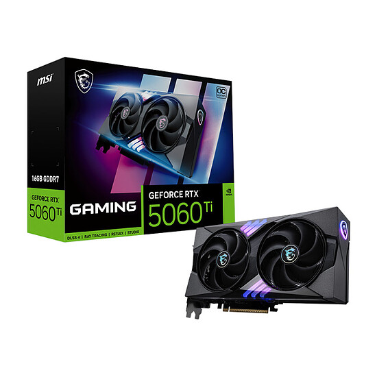 Carte graphique MSI GeForce RTX 5060 Ti 16G GAMING OC - Autre vue