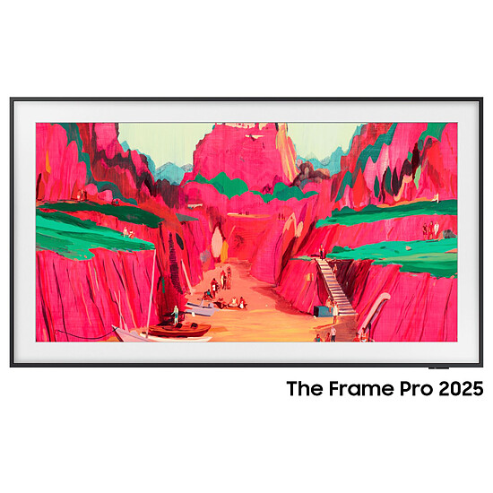 TV Samsung Neo QLED The Frame Pro TQ75LS03FW - TV QLED 4K UHD HDR - 189 cm - Autre vue