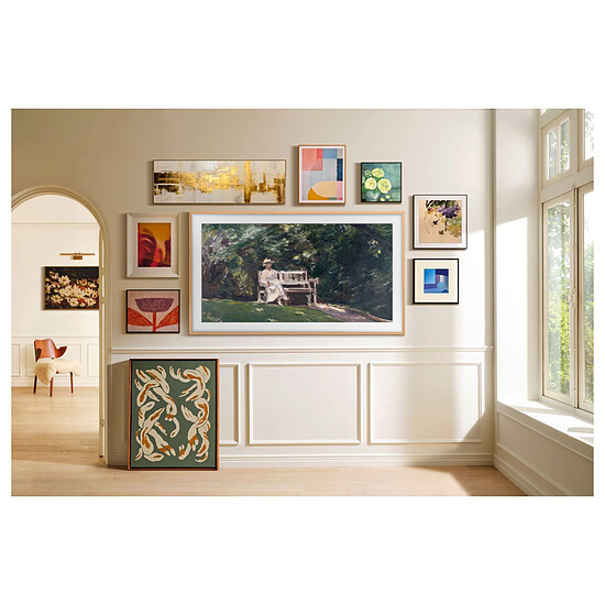 TV Samsung Neo QLED The Frame Pro TQ65LS03FW - TV QLED 4K UHD HDR - 163 cm  - Autre vue