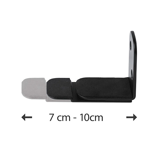 Support enceinte Hama Support mural universel Noir - Autre vue