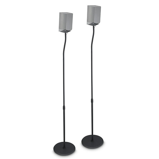 Support enceinte Hama Supports pieds ajustables en hauteur pour enceintes Noir - Autre vue