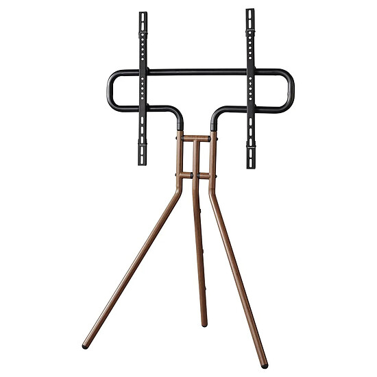 Support TV Hama Support Pied TV Chevalet, bois - Noyer - Autre vue