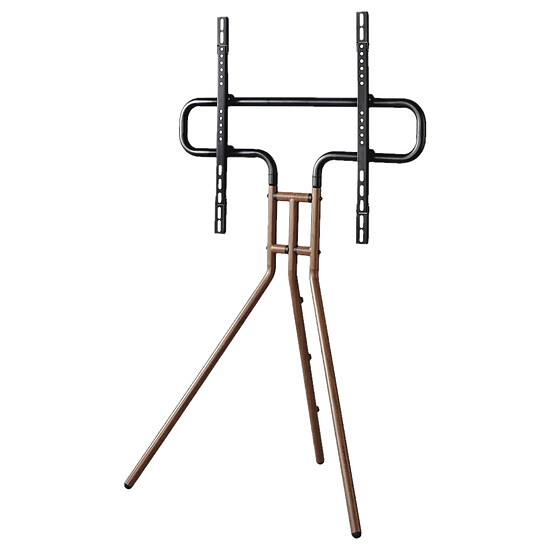 Support TV Hama Support Pied TV Chevalet, bois - Noyer - Autre vue