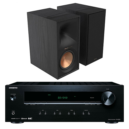 Ampli HiFi Stéréo Onkyo TX-8220 Noir + Klipsch R-60M Noir - Autre vue
