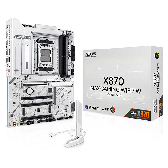 Carte mère Asus X870 MAX GAMING WIFI7 W