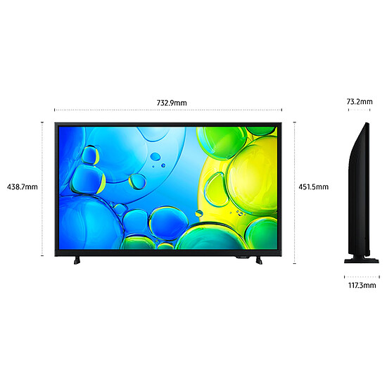 TV SAMSUNG TU32F6005FK - TV Full HD - 80 cm  - Autre vue