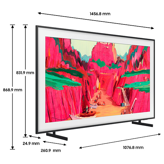 TV Samsung Neo QLED The Frame Pro TQ65LS03FW - TV QLED 4K UHD HDR - 163 cm  - Autre vue