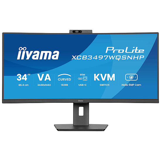 Écran PC Iiyama ProLite XCB3497WQSNPH-B1 - Autre vue