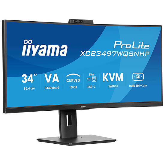 Écran PC Iiyama ProLite XCB3497WQSNPH-B1 - Autre vue