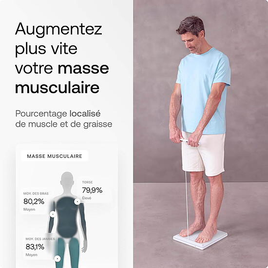 Balance connectée Withings Body Scan - Blanc - Autre vue