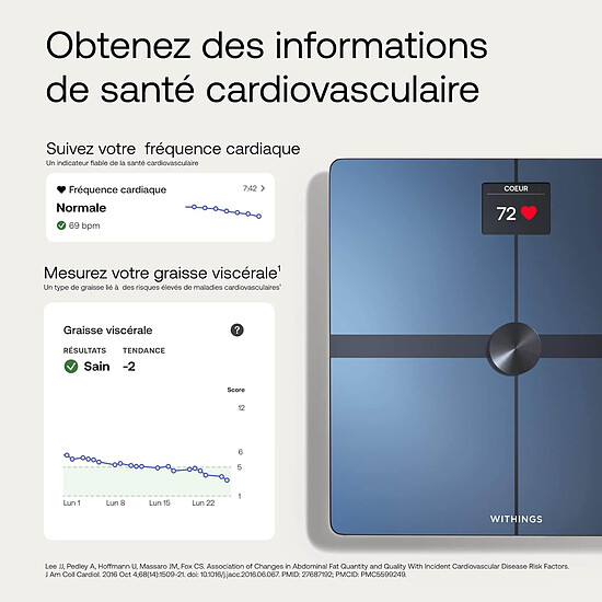 Balance connectée Withings Body Smart - Noir - Autre vue