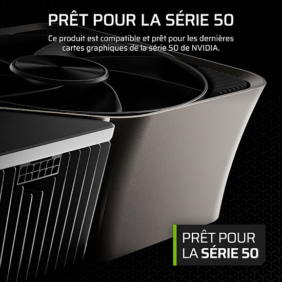 Alimentation PC Corsair RM1000e (2025) - Blanc - Autre vue