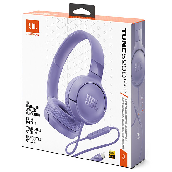 Casque Audio JBL TUNE 520C Violet - Autre vue