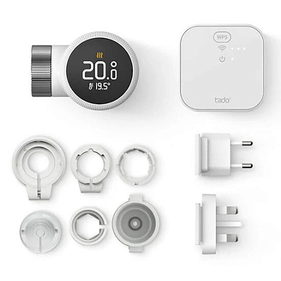 Thermostat connecté Tado Tête Thermostatique Intelligente X + Bridge X - Kit de démarrage - Autre vue
