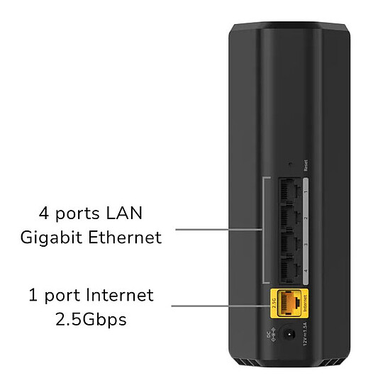 Routeur et modem Netgear Nighthawk Wi-Fi 7 RS100 - Autre vue