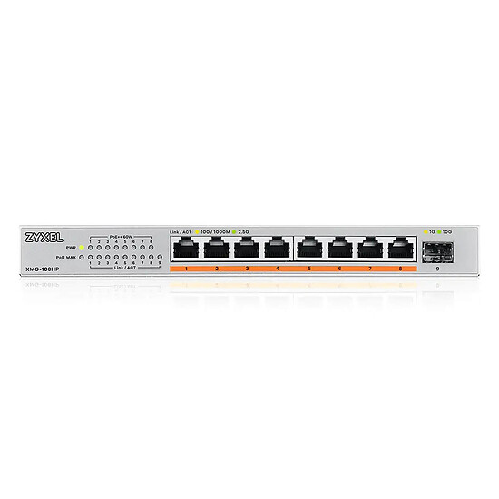 Switch et Commutateur ZyXEL XMG-108HP - Autre vue