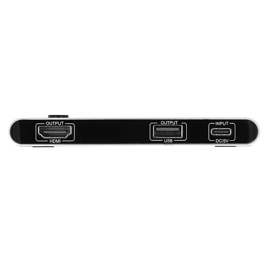 KVM DeLock Commutateur KVM USB-C vers HDMI avec 3 ports USB-A 2.0 - 2 ordinateurs (8K@60Hz) - Autre vue