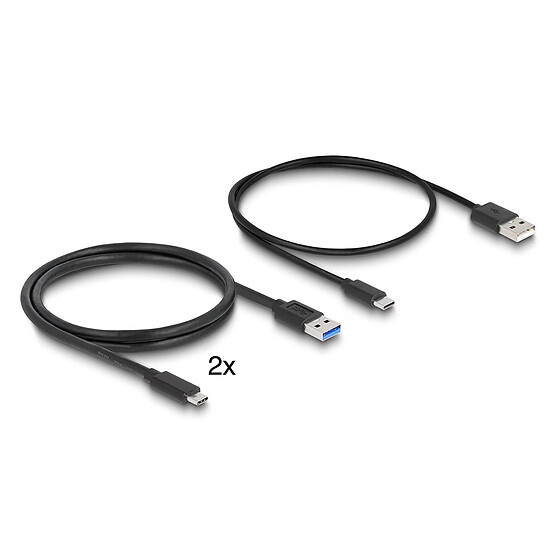 KVM DeLock Commutateur KVM USB-C vers HDMI et DisplayPort 1.4 avec 3 ports USB-A 2.0 - 2 ordinateurs (8K@60Hz) - Autre vue