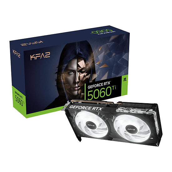 Carte graphique KFA2 GeForce RTX 5060 Ti 16GB 1-Click OC