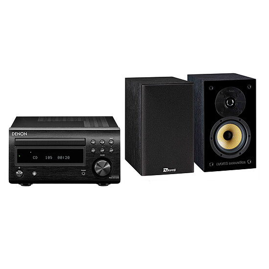 Mini-chaine Denon RCD-M41DAB Noir + Davis Acoustics Balthus 30 Noir