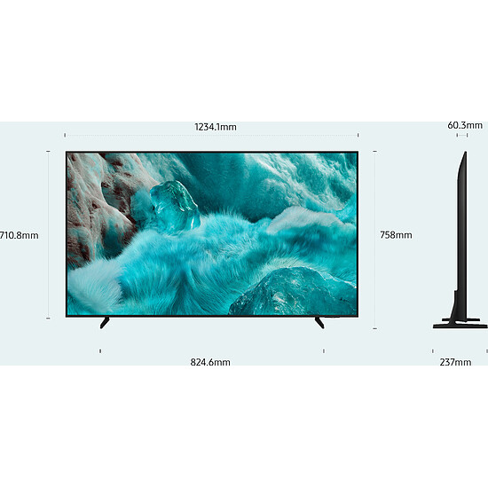 TV Samsung TQ55Q7F4 - TV QLED 4K UHD HDR - 138 cm - Autre vue