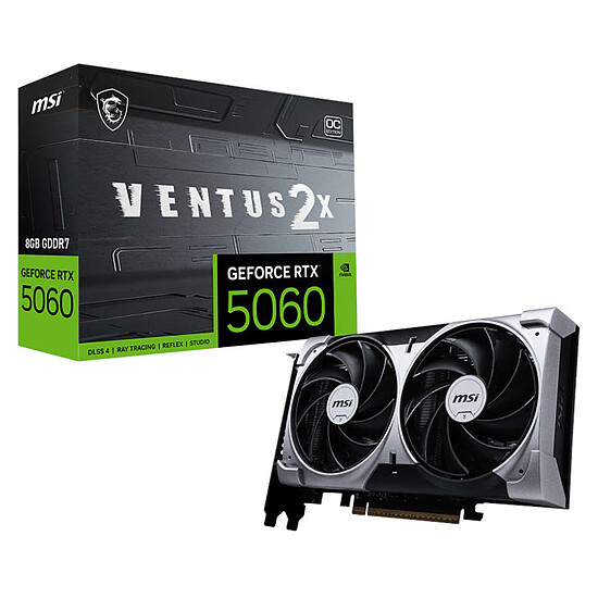 Carte graphique MSI GeForce RTX 5060 8G VENTUS 2X OC - Autre vue