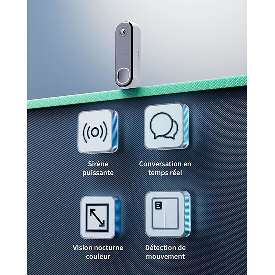 Sonnette connectée Arlo Video Doorbell Essential HD - Autre vue