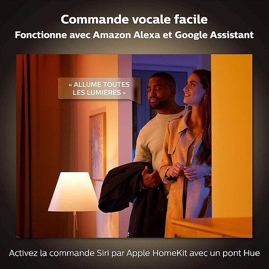 Lampe connectée Philips Hue Iris Blanc (Gen 4) - Autre vue