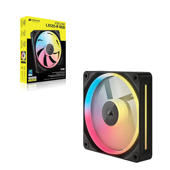 Ventilateur Boîtier Corsair iCUE LINK LX120-R RGB - Noir - Autre vue
