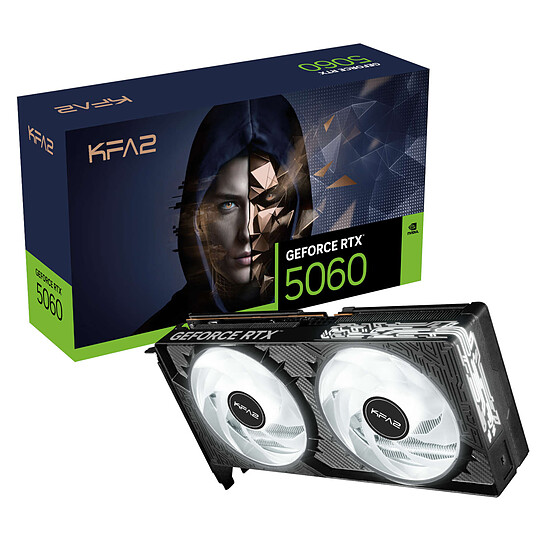 Carte graphique KFA2 GeForce RTX 5060 1-Click OC