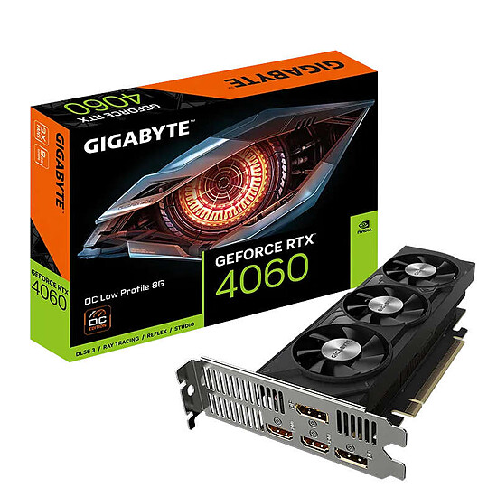 Carte graphique Gigabyte GeForce RTX 4060 OC Low Profile 8G 