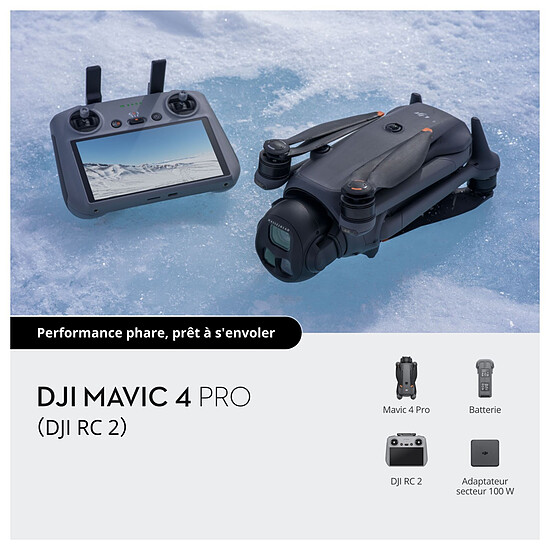 Drone DJI Mavic 4 Pro (DJI RC2) - Autre vue